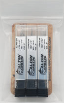 TAPERED BALL NOSE SET Router Bit, 1/8, 1/16, 1/32 Inch Cutting Diameter, 1/4 Inch Shank, Premium Solid Micro Grain Carbide, Spiral Plunge, 2 Flute, Ball Nose Cutting Face, CNC Router Pro-Series Item AC-TBNS.