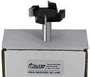 Spoilboard Surfacing, Slab Flattening Router Bit, 4 Wing, 2 inch Cutting Diameter, 1/2 inch Shank, CNC Router Pro-Series Item AC-146