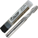 BALL NOSE Router Bit, Spiral Plunge, 1/4 Cutting Diameter, 1/4 Inch Shank, Premium Solid Micro Grain Carbide, 2 Flute, Ball Nose Cutting Face. CNC Router Pro-Series Item AC-143.