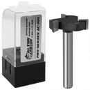 Spoilboard Surfacing, Slab Flattening Router Bit, 3 Wing, 1 inch Cutting Diameter, 1/4 inch Shank, CNC Router Pro-Series Item AC-144.